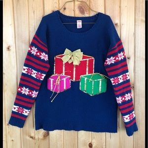 Vintage Christmas ugly sweater